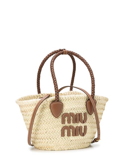 Raffia mini bag MIU MIU | 5BG2732DDHF0A5T